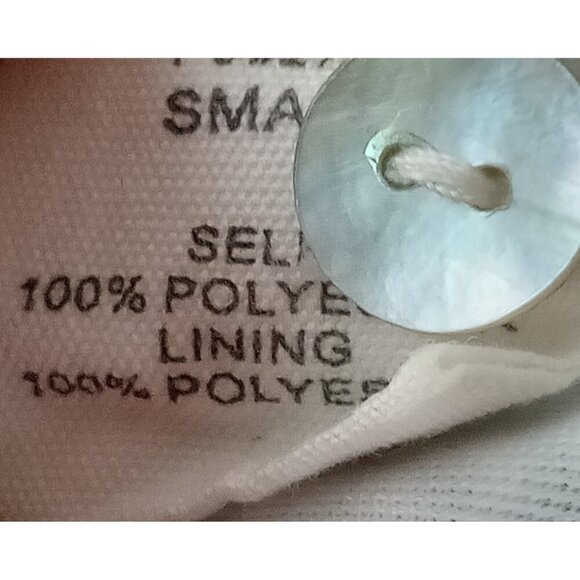 Altar D State Womens Mini Dress White Blue Floral Sleeveless Keyhole Back Size S - Picture 5 of 9